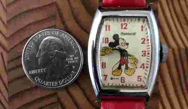 Ingersoll Disney Mickey Mouse RARE Vintage Watch in good working condition