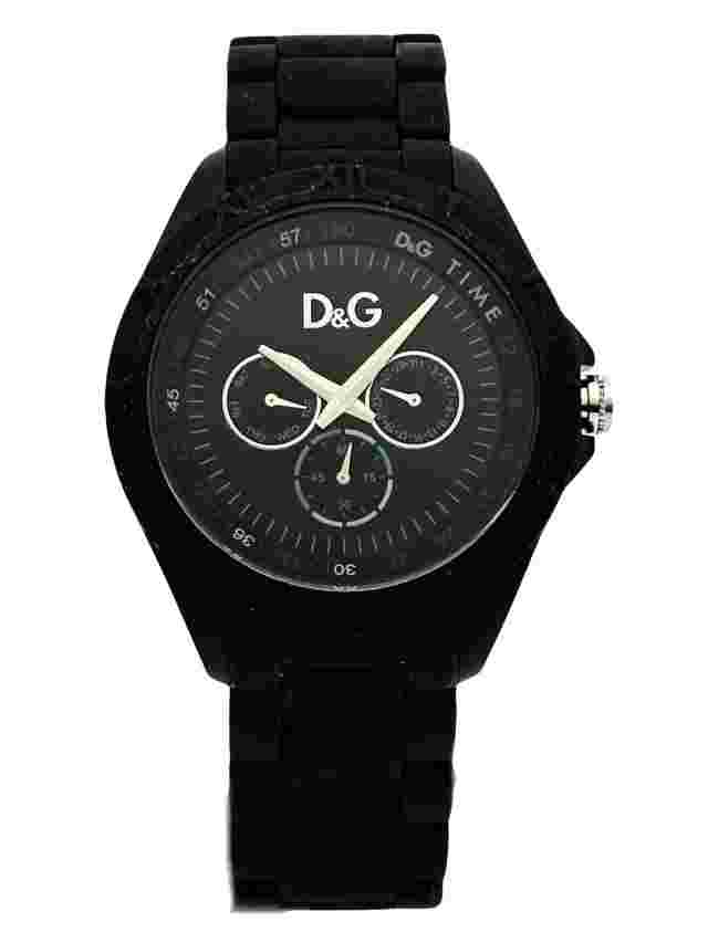 D&G Dolce & Gabbana Men's DW0767 Chamonix Round Analog Roman Numeral Bezel Watch