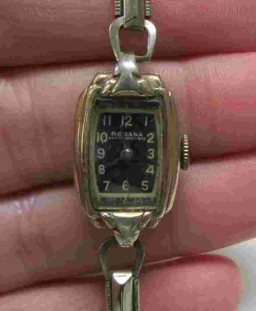 Women's Vintage Rodana Manual Wristwatch ~ 15Jewels ~ 9-C536