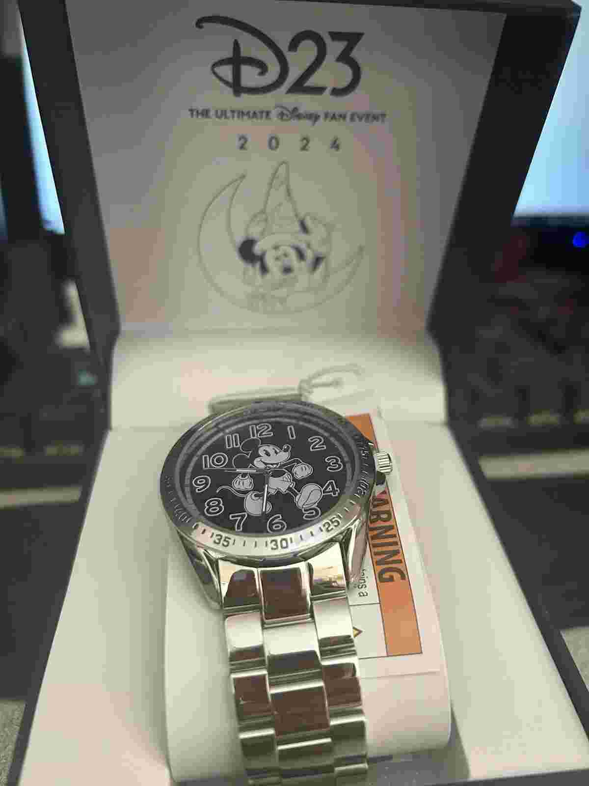 Disney D23 2024 Exclusive Box Lunch Mickey Mouse Wristwatch