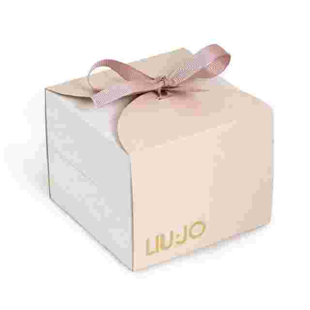 Liu Jo Women's Watch Steel Black Dial Crystal Spike Bezel Textured