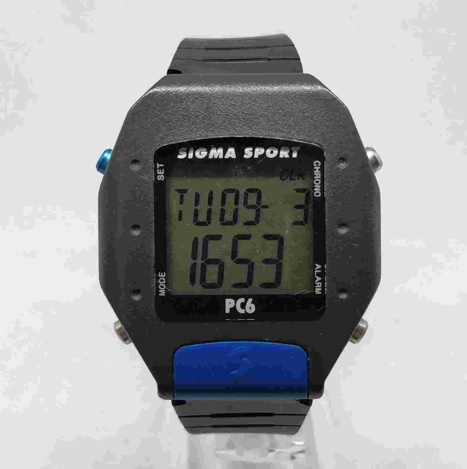 Sigma Spot PC 6 Cardio LCD Display 1996 Lebrocantheure Vintage Watch