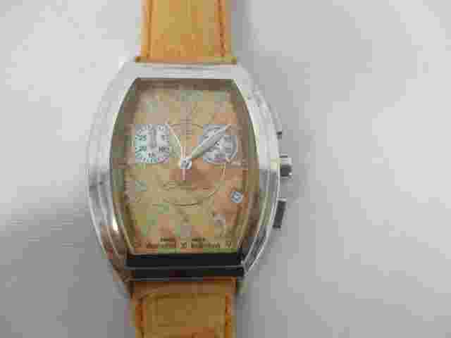 ELINI NEW YORKER ORANGE MOTHER OF PEARL FACE WATCH NO. F-478