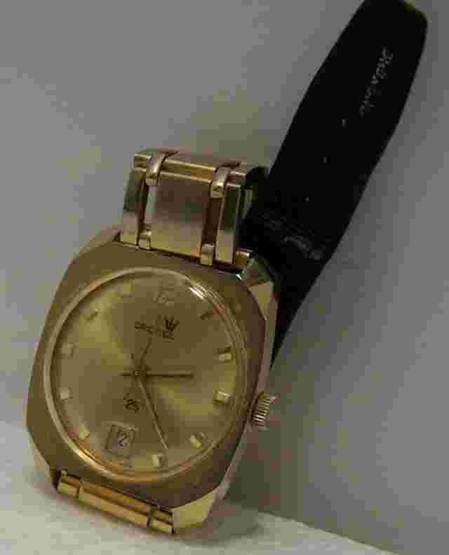 Vintage Cronel Men's Manual Wind Watch for Parts or Repair