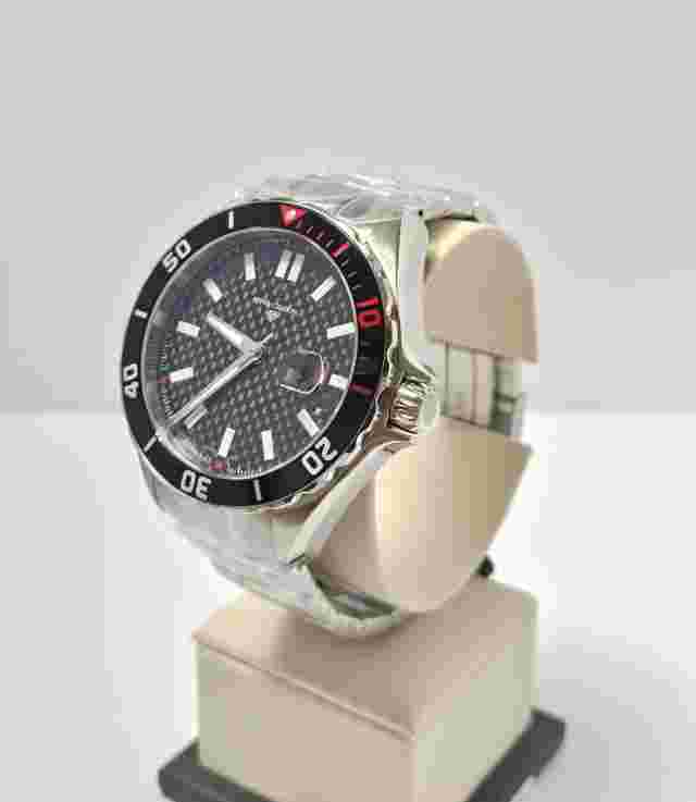 10 ATM 46.7mm Steel Case Bracelet Diver Lock Bezel Screw Down Crown Luminous Sap