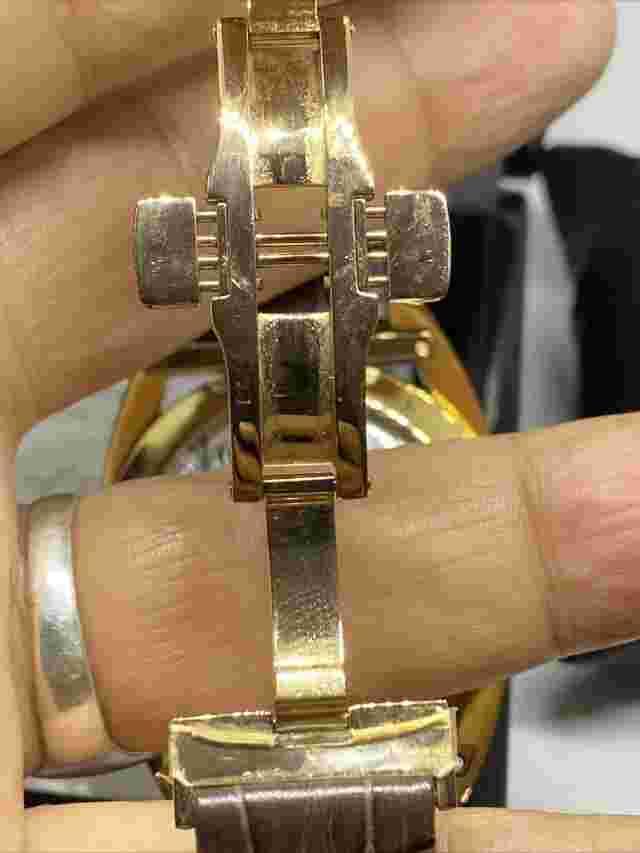 Bernhard H Mayer Hand Winding Rose Gold Plate With Box/p  2020 Leather Band 9/10