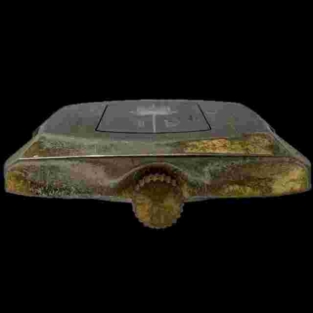 Vintage Chateau Jump Hour / Direct Read Men's Mechanical Wristwatch Swiss