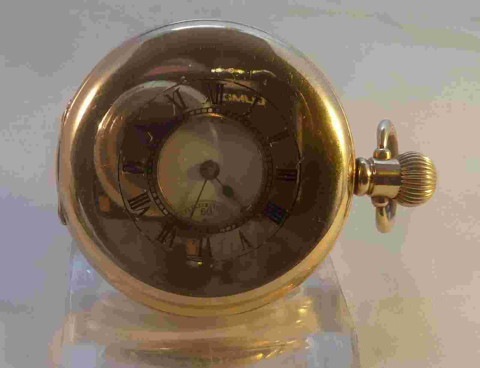 very rare waltham model 1908 maximus half hunter 16s 23 jewels
