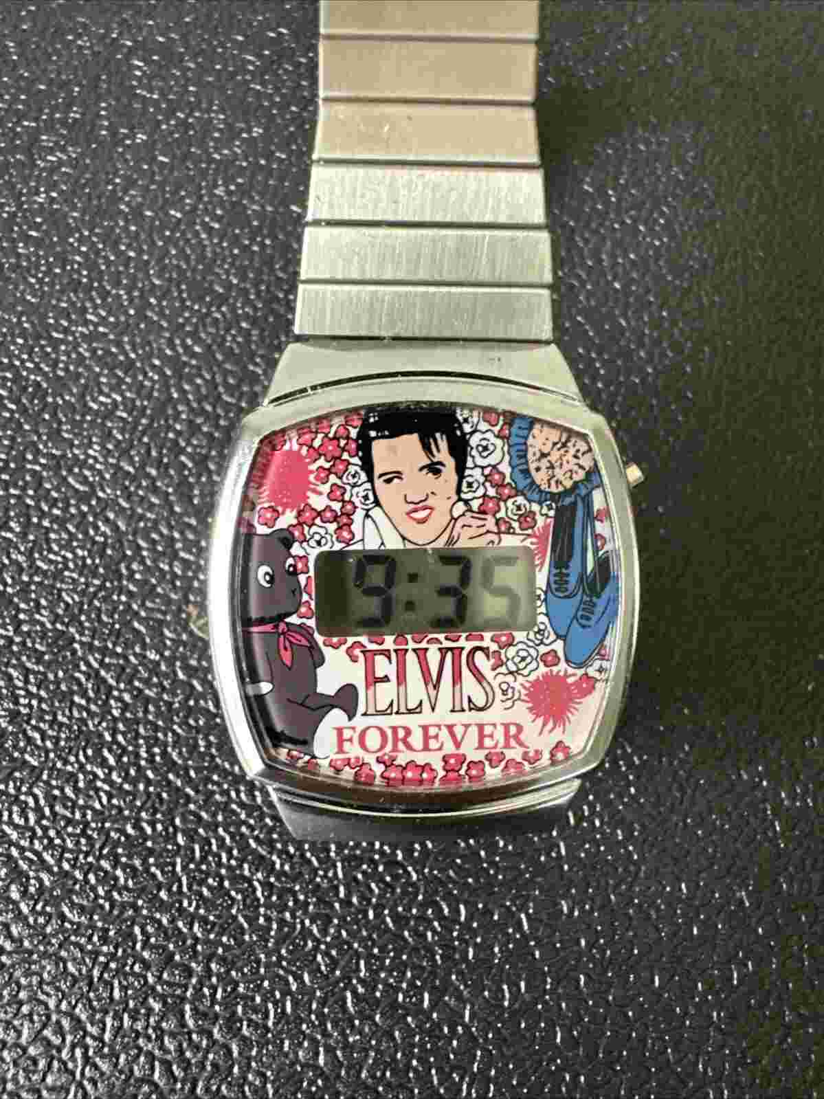 Unisex Elvis Forever Digital Watch New Never Worn …new Battery Date And Time