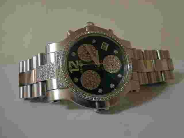 Ladies Renato Collezioni Beauty Collection Pave Diamond Chrono Watch  GORGEOUS!