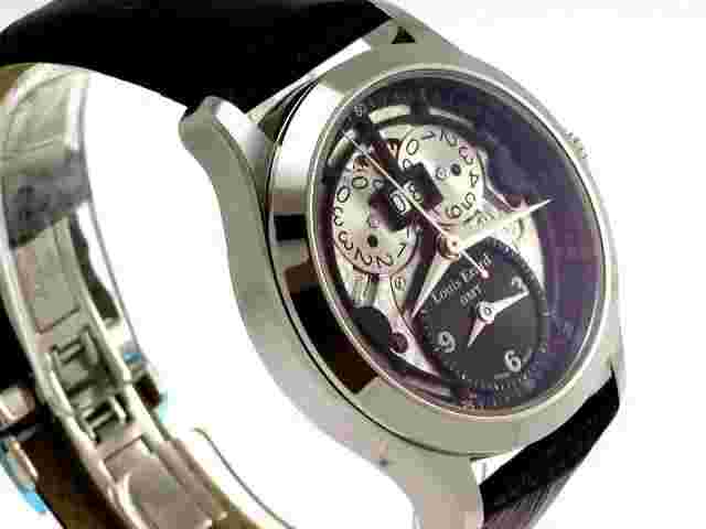 Louis Erard 1931 94205 AA02A nniversary GMT Dual Time Big Date Automatic SS