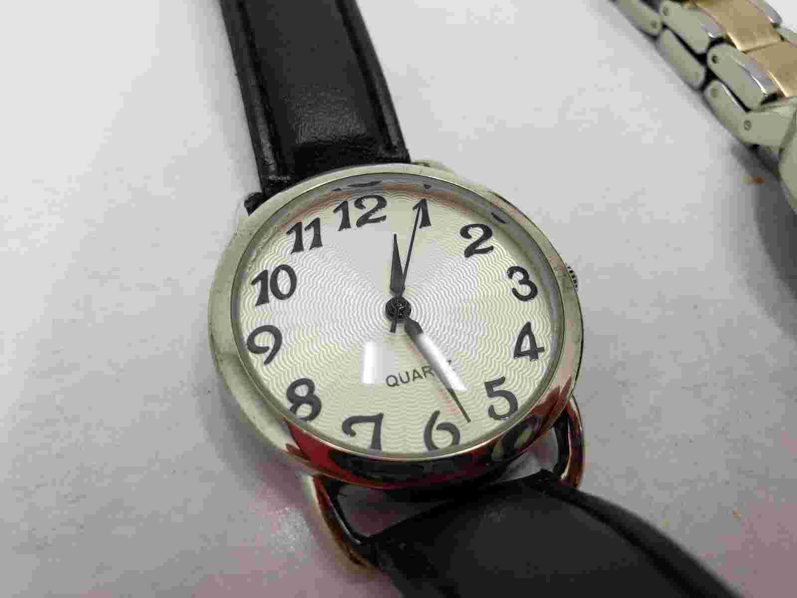 ACCUTIME WATCH CORP 3 PACK QUARTZ WATCHES STAINLESS STEEL JAPAN MOVEMENT