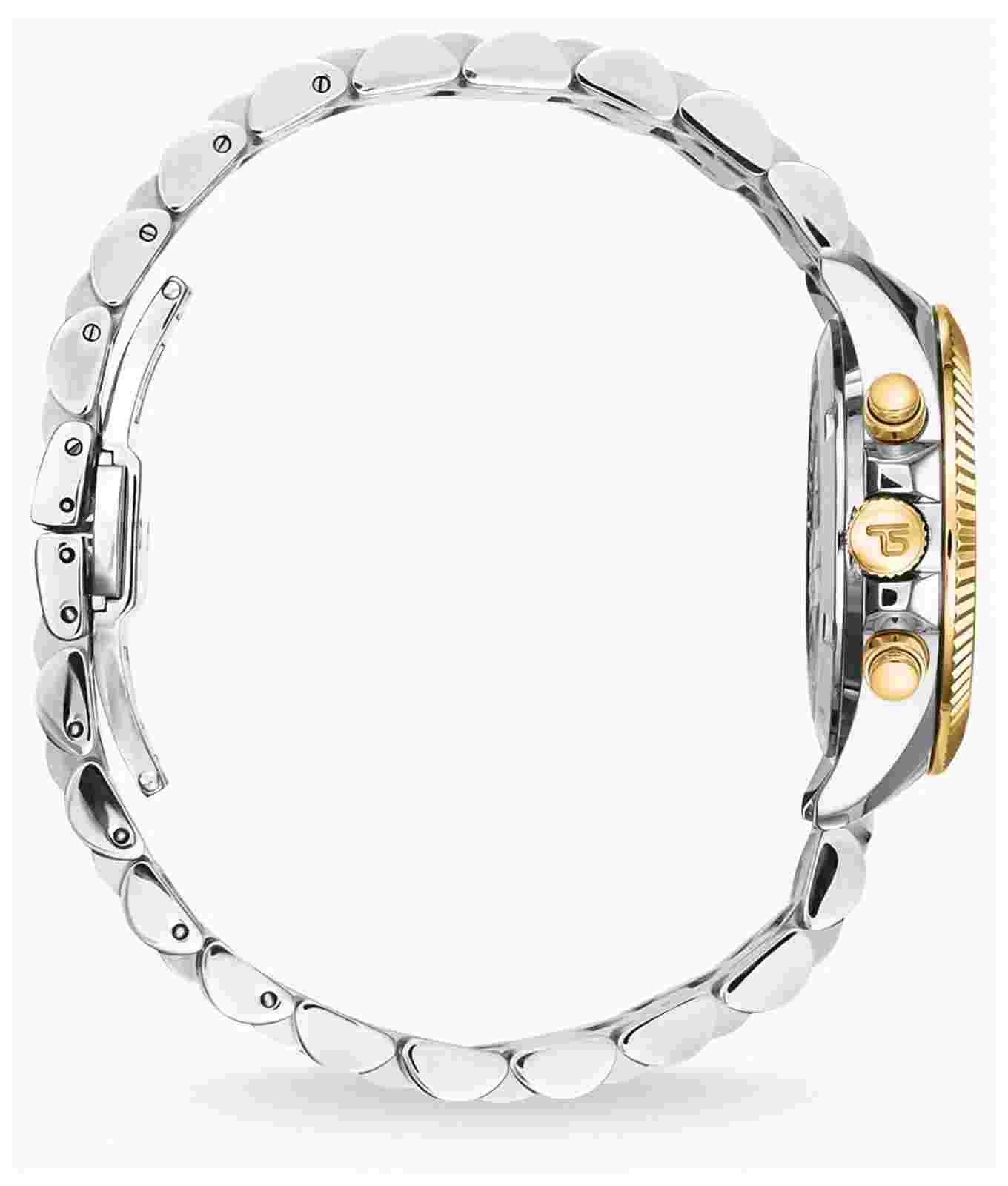 Thomas Sabo Divine Chrono Crystal (38mm) Black Dial / Two-Tone