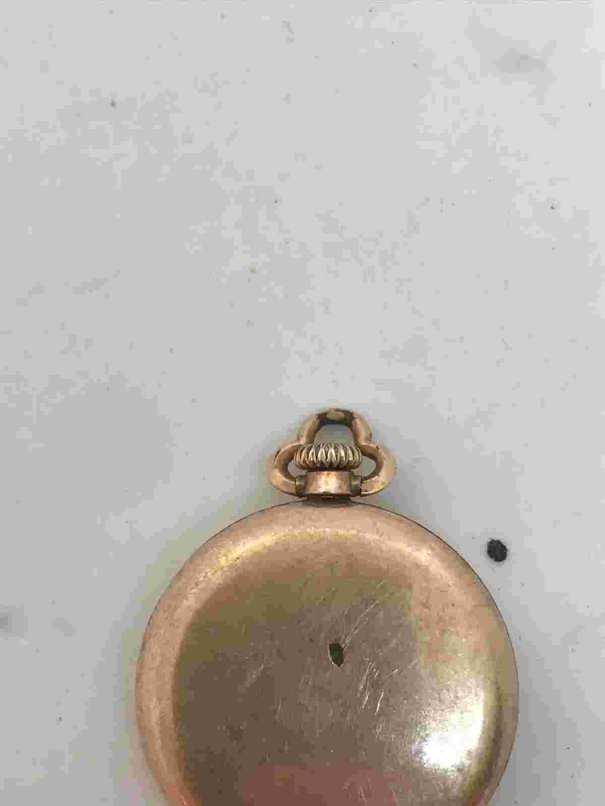 Vintage Gold Pocket Watch Wadsworth Rambler 10 Years Case 10 Jewels!!