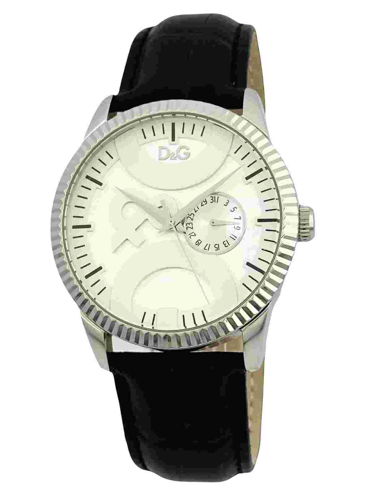 Dolce & Gabbana Twin Tip DW0695 Men's Classic sleek silver White dial Watch