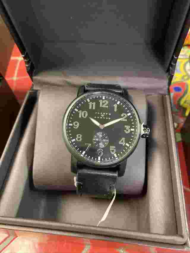 JOSEPH ABBOUD MEN CHRONO Black WATCH 44 MM $175