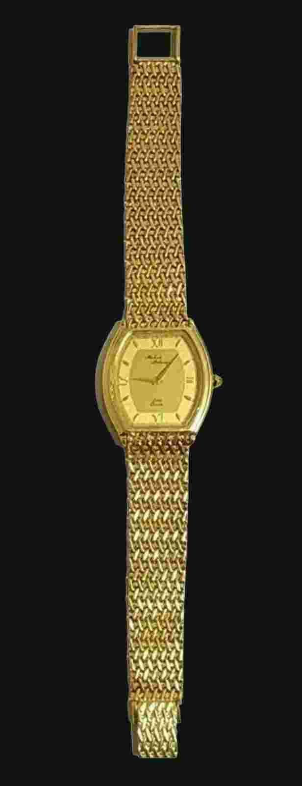 Solid 14k Yellow Gold Michael Anthony Swiss Quartz Watch -  59.47 Grams!