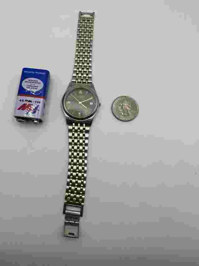 Birks eta 955112 Running Project Watch Swiss 36mm Men Missing Back Silver Dress