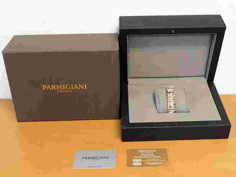 Parmigiani Fleurier Boa Lady’s PFA160 18k Rose Gold Dia/Set Bracelet $129700 LNB