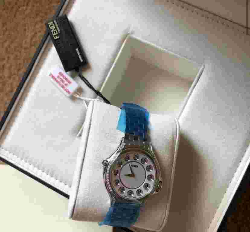 New Fendi Crazy Carats Diamond Bezel Topaz watch
