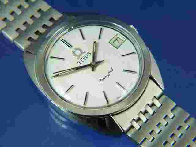 Titus Tuning Fork Electronic F300Hz Watch Vintage 1970s NOS Omega Ref 198.006