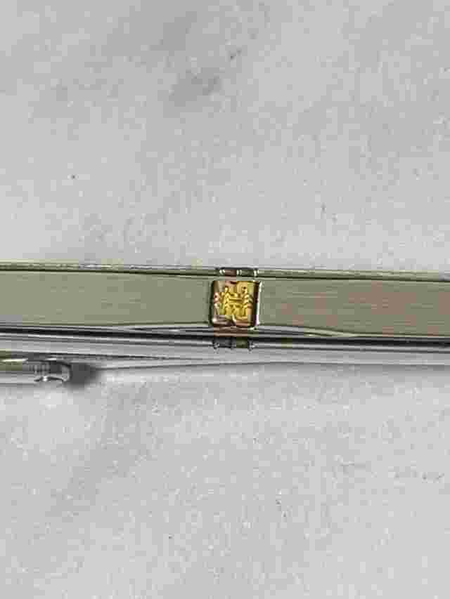 DAKS Tie Pin Silver Color 5.6cm Used Classic Accessory