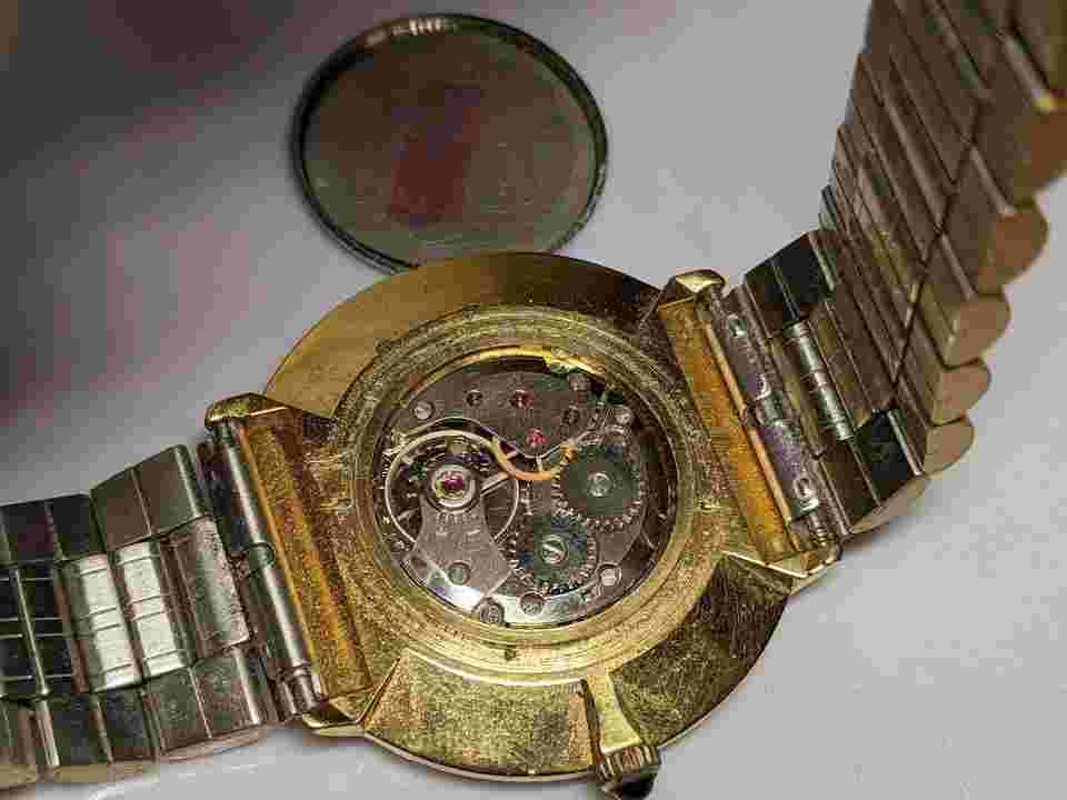 Givenchy Antique Hand-Wound Men's Watch Vintage 18cm h
