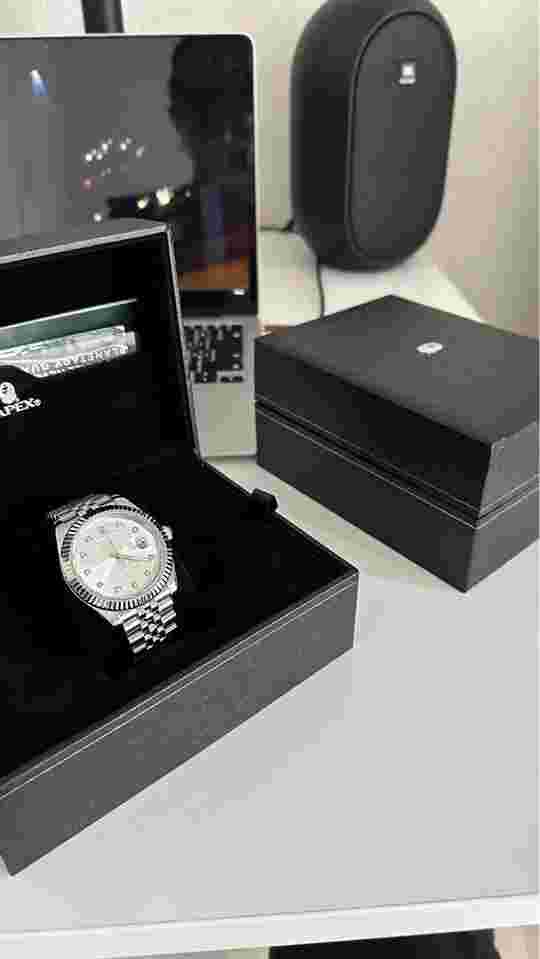 Type 6 Bapex Date Just Men's Watch Used From Japan Seller