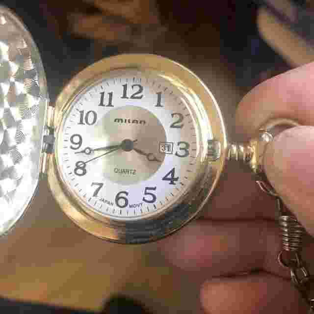 American Eagle Pocket Watch NEW BATTERY