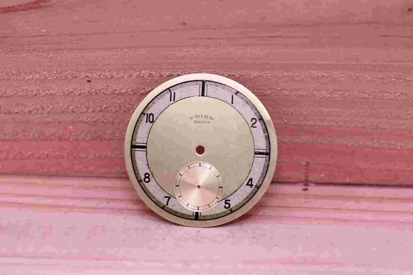 UNION ANCRE METAL POCKET WATCH DIAL FACE 42.3mm (BB)