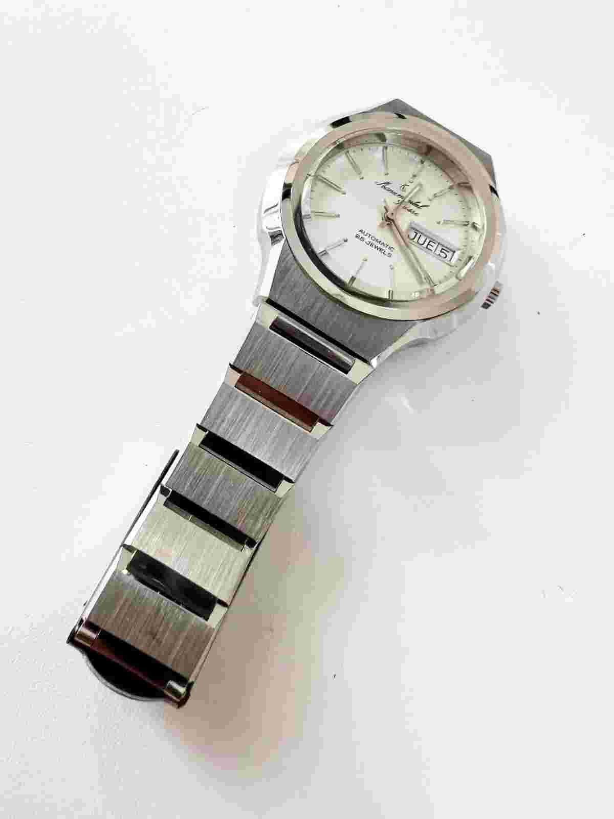 MONUMENTAL - Automatic Day Date 25 Jewels Incabloc 70-80s - NOS - Swiss Made