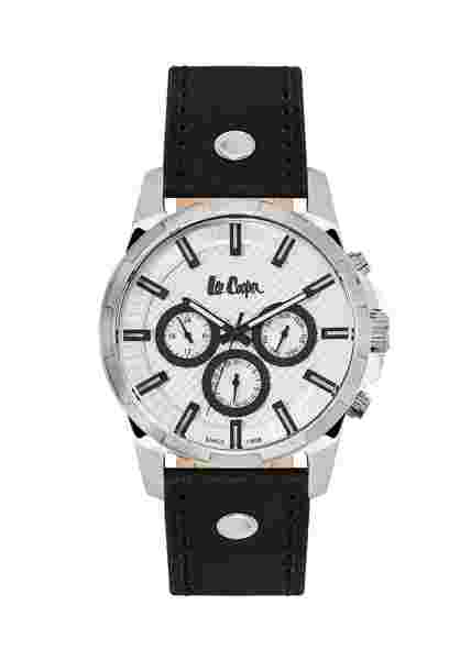 Leecooper Watch LC06515.331 Men's Wrist Leather Band Multifunction Date Tag