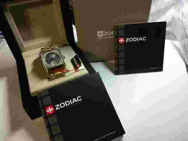 ZODIAC ASTROGRAPHIC ZO6600 AUTOMATIC MYSTERY WATCH ULTRA RARE 94/100 HI-BEAT NOS