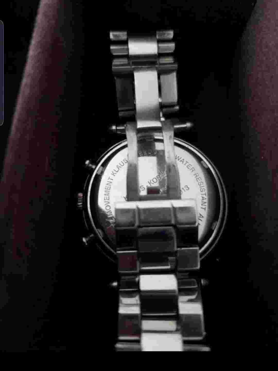 Klaus Kobec Mens Stainless ATM Quartz Water RESISTANT Wrist Watch