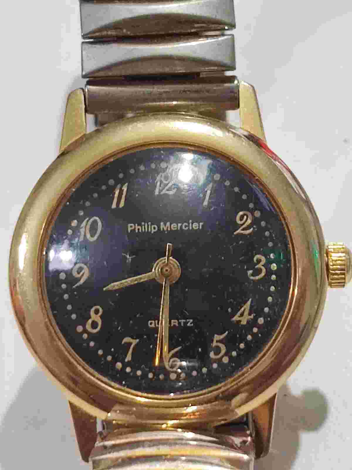 Philip Mercier Vintage Ladies Quartz Watch Untested