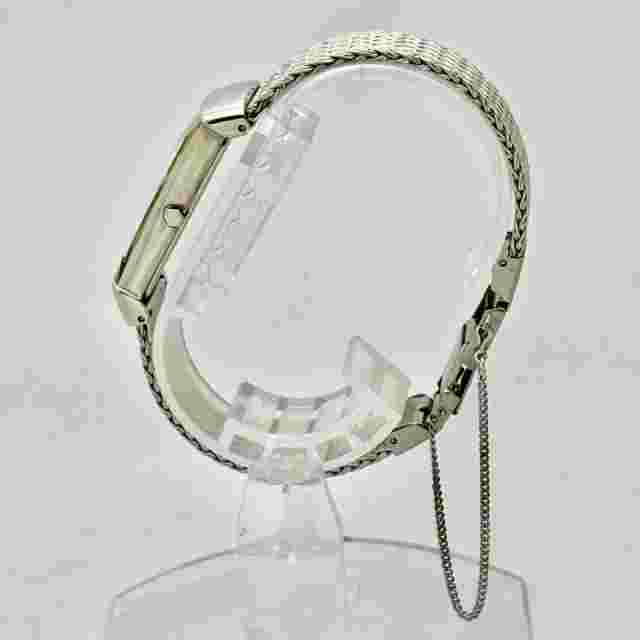 Yves Saint Laurent Black Silver Ladies Square Watch 38.4mm Quartz