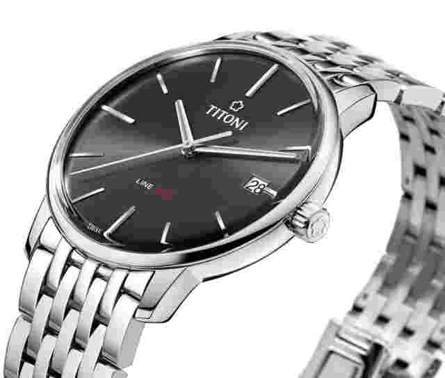 Titoni Line 1919 Silver (40mm) 83919 S-576