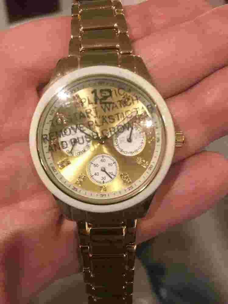 ISAAC MIZRAHI LIVE Women's Wristwatch Japan Movt Working Good Condition
