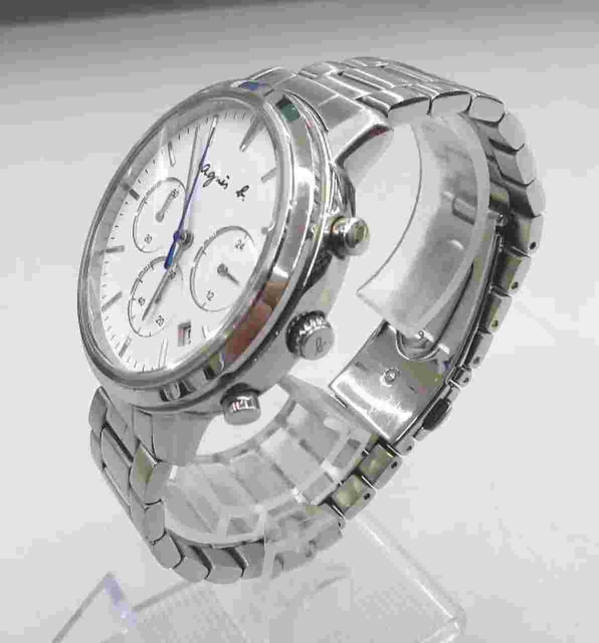 [Japan Used Watch] Agnes B Vd53-Kwb0 Quartz Analog Watch