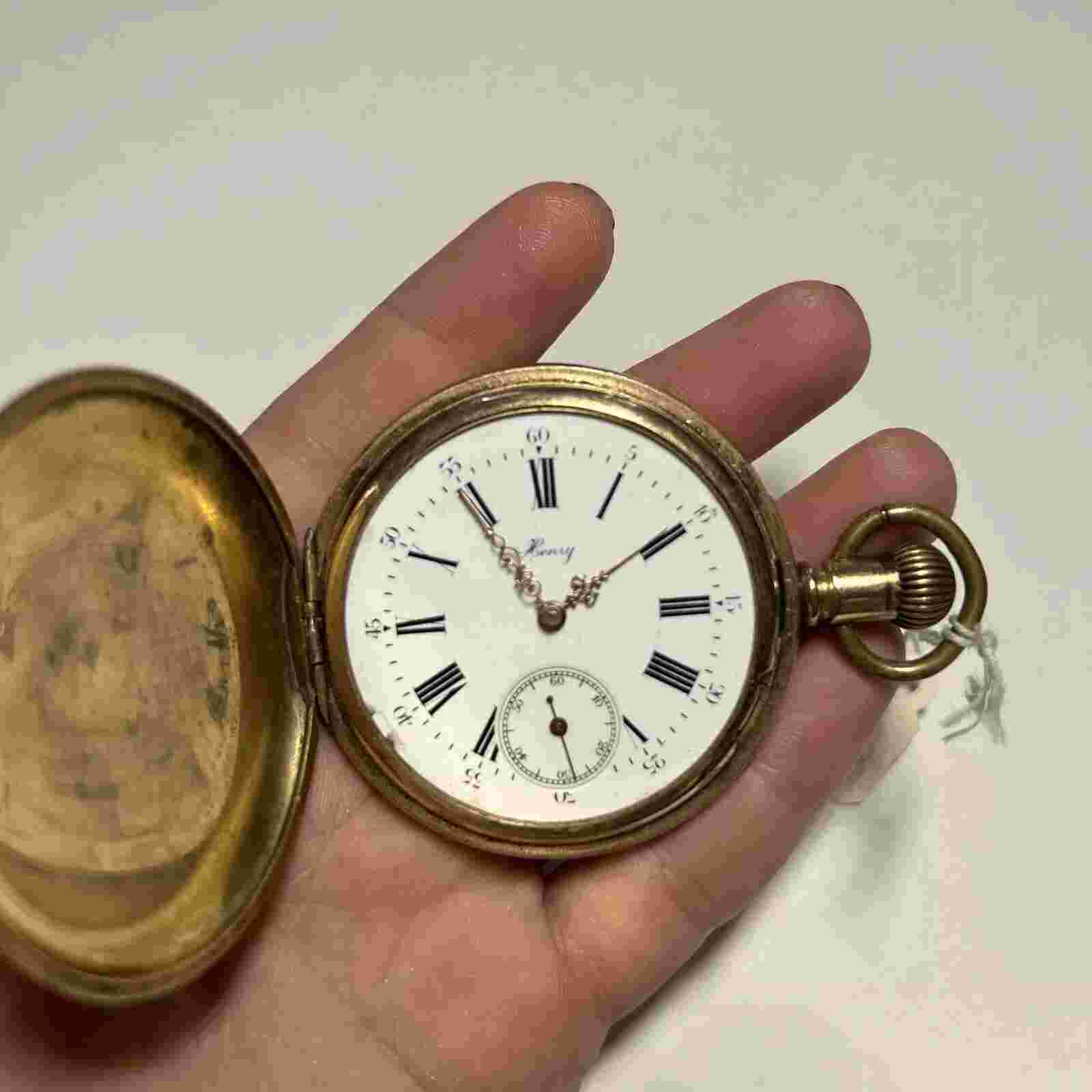 HENRY Full Jewels England High Grade Mov’t Pocketwatch