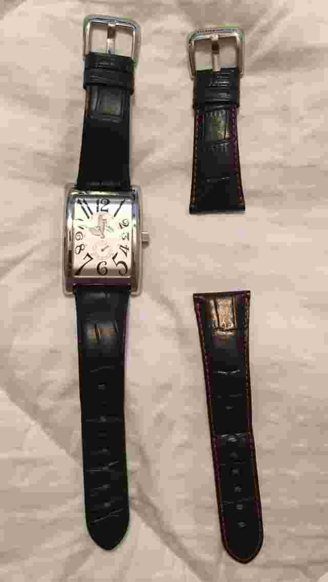 Vintage RITMO MUNDO WATCH Extra Band Original Box etc *RARE* New Battery!