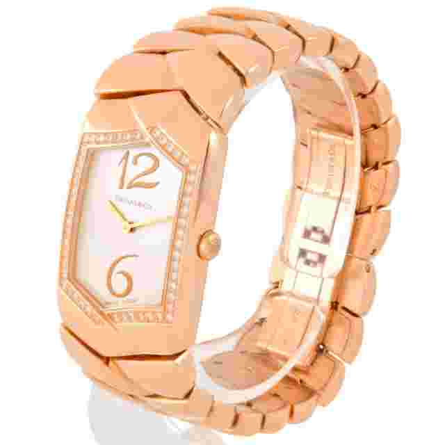 Tiffany & Co. Tysolo Silver Dial K18PG Solid Gold Diamond Ladies Quartz Watch