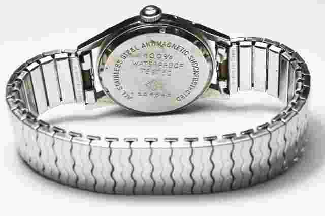 Men's Lathin Precimax Wristwatch Swiss 17j Manual Wind 30mm Stainless