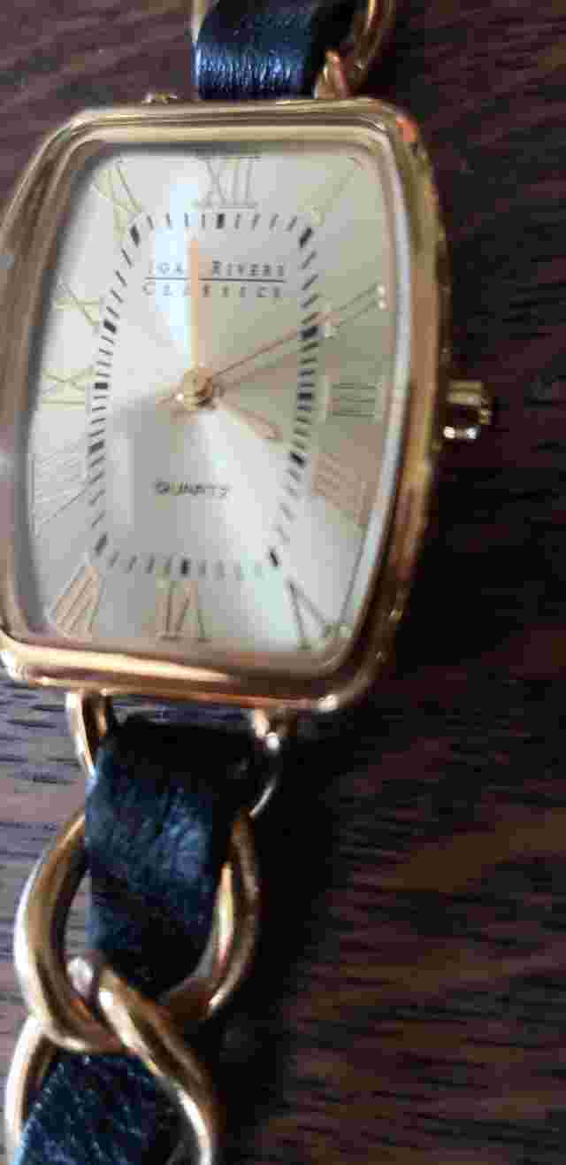 Joan River Classics Quartz Watch Bracelet Jewelry New Battery Japan Movement