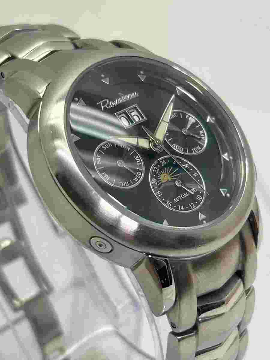 Rousseau Automatic Moonphase Calendar Men's Watch Exhibition Case Ba (NJL024918)
