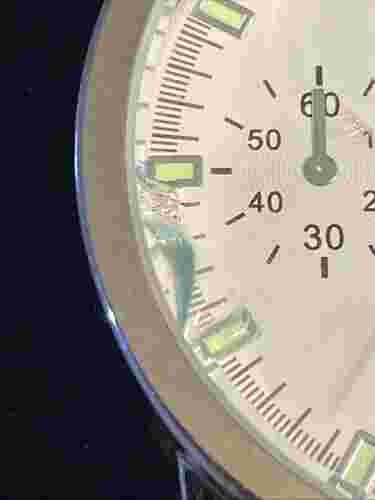 GENEVA Super FMDCT429A Women's Mother Of Pearl Watch Lg Numbers Abstract