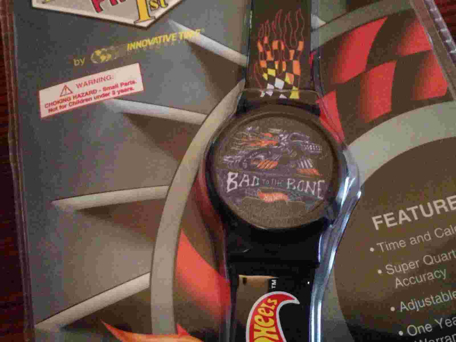 1994 Hot Wheels Wrist Watch Factory Sealed -Race Hard Finish 1st -