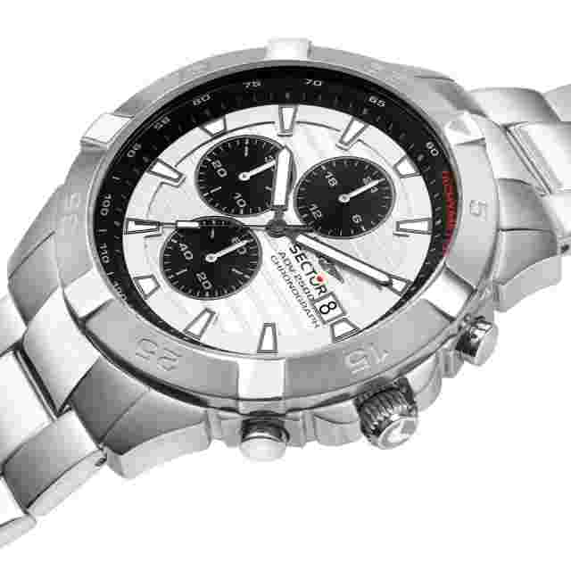 Sector ADV2500 Men's Chronograph Watch in Silver Steel R3273643005
