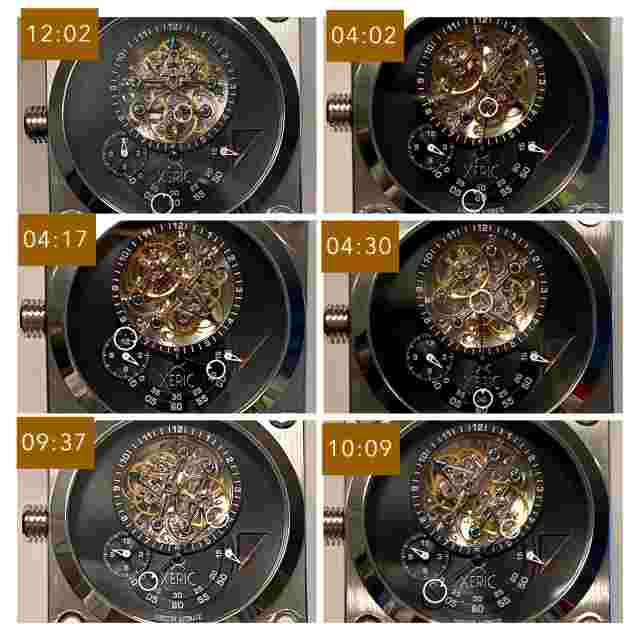 46mm ORBITAL Auto Dual Time & Power Reserve XERISCOPE 2 Slvrtn Square Mens Watch