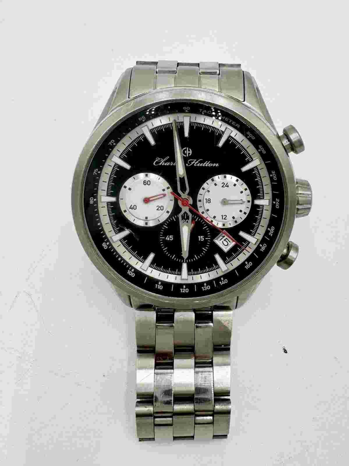 CHARLES HUTTON CHRONOGRAPH STAINLESS STEEL  MEN'S   WATCH